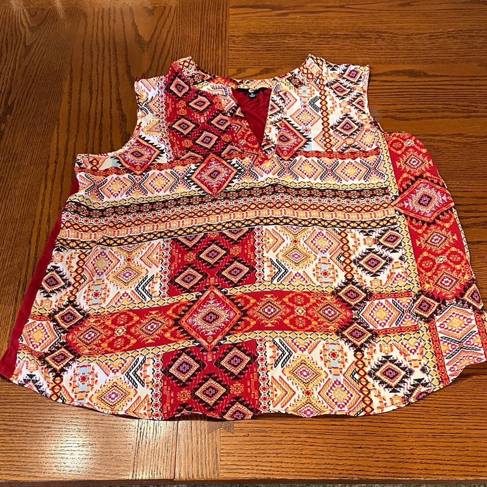 Women’s A&I Vibrant Sleeveless Top size XL